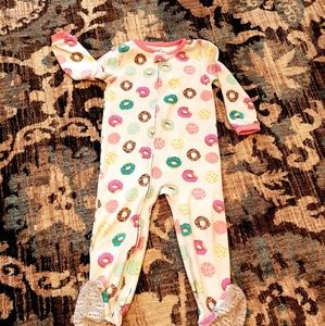 Donut Fleece Footed Pajamas